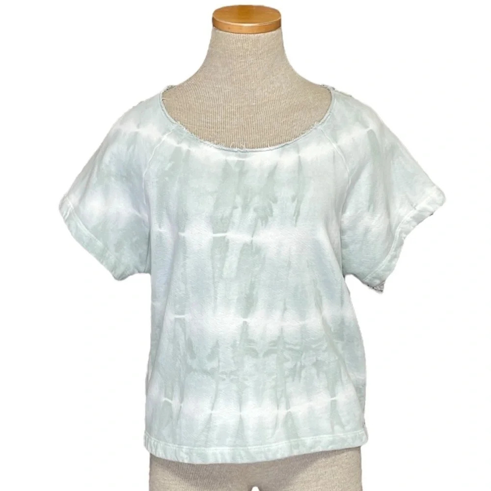 R.G. Kane T-Shirt Tie Dye Print Green White Size XS